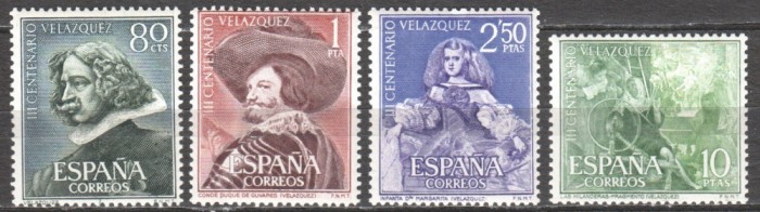 C1283 - Spania 1961 - Pictura 4v.neuzat,perfecta stare