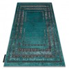 Covor DE LUXE modern 1516 Cadru vintage - structural verde / antracit, 120x170 cm