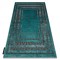 Covor DE LUXE modern 1516 Cadru vintage - structural verde / antracit, 120x170 cm