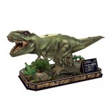 Puzzle 3D - Tyrannosaurus Rex, 52 piese | CubicFun