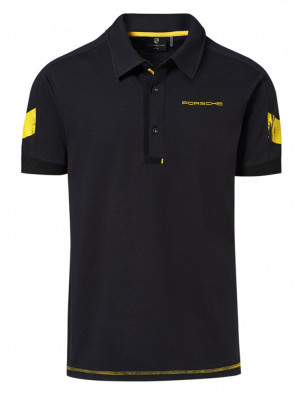 Tricou Polo Barbati Oe Porsche GT4 Clubsport Negru / Galben Marime M WAP34400M0LCLS foto