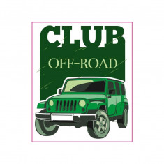 Abtibild "CLUB OFF-ROAD " Cod:TAG 058 / T2