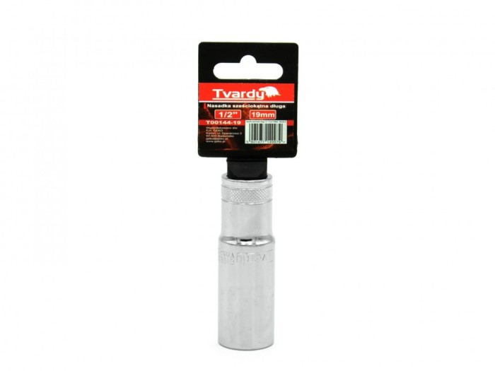 Tubulara hex lunga 6 puncte 1/2&quot; 19 mm, TVARDY T00144-19