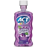 Apa de Gura pentru Copii, Act, Groovy Grape, cu Fluor, fara Alcool, Aroma Struguri, Varsta 6+ ani, 5