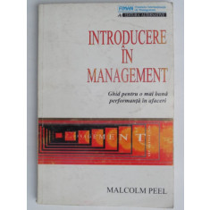 INTRODUCERE IN MANAGEMENT-MALCOM PEEL