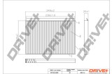 Dr!ve+ DP1110.12.0078 Filtru, aer habitaclu