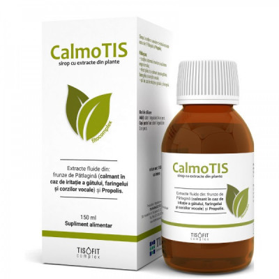 Calmotis sirop frunze patlagina+propolis 150ml foto