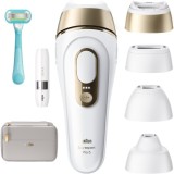 Braun IPL Silk&middot;expert Pro 5 PL5412 dispozitiv inteligent IPL pentru &icirc;ndepărtarea firelor de păr pentru corp, față, zona bikini și axile 1 buc