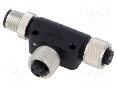 Adaptator M12 FT-M12D-04F-M12D-04M-K4-0200 DEGSON ELECTRONICS foto