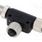 Adaptator M12 FT-M12D-04F-M12D-04M-K4-0200 DEGSON ELECTRONICS