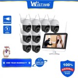 Cumpara ieftin Sistem 8 Camere Supraveghere CCTV, HD 4MP Wireless NVR IR 30m + Monitor pentru Interior/Exterior