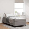 VidaXL Pat cu arcuri Cafea cu lapte și negru 90 x 200 cm 3398833
