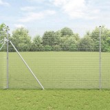 VidaXL Gard din s&acirc;rmă sudată Argintiu 1.5 x 50 m 42004973