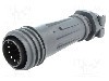Conector circular, tata, 10 pini, BULGIN - EXP-A921/10/P