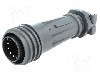 Conector circular, tata, 10 pini, BULGIN - EXP-A921/10/P