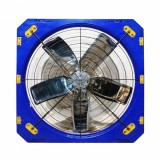 Ventilator industrial Fermag 110x110 cm pentru grajd cu sistem de răcire prin pulverizare, pompă și furtun incluse
