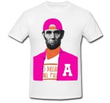 Cumpara ieftin Tricou &quot; Abraham Lincoln pink &quot;