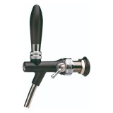 Robinet compensator bere negru oțel inoxidabil ABS, auto-&icirc;nchidere, supapă spumă &Oslash; 8,5 mm