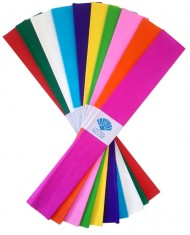 Hartie creponata 50x100 cm,10 culori set
