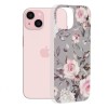 Husa Marble Gri Techsuit pentru Apple iPhone 15, Protectie Premium, Design Elegant