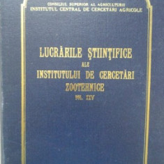 LUCRARILE STIINTIFICE ALE INSTITUTULUI DE CERCETARI ZOOTEHNICE VOL.XXV-COLECTIV