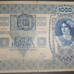 SD0158 Romania 1000 korona 1902 stampilata