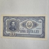100 lei 1952 , serie albastra , de colectie