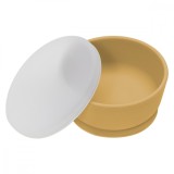 Cumpara ieftin Bol din silicon cu ventuza si capac, AppeKids - Honey