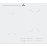 Plita incorporabila inductie Electrolux EIV63440BW, 4 zone de gatit, Touch control, 60 cm, sticla alba