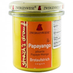 Crema Bio Tartinabila Picanta cu Papaya si Mango Zwergenwiese 160gr