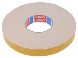 Bandă dublă adezivă acrilică albă 25mm x 25m