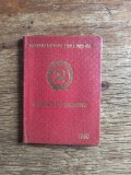 Carnet de Membru PCR 1980 / C1DP