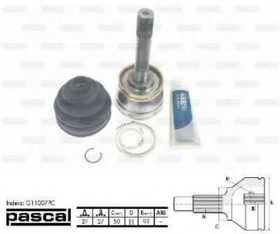 Kit cap planetara NISSAN PICK UP II (D21) (1985 - 1998) PASCAL G11007PC foto