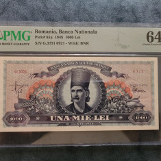 3 bancnote 1.000lei din 1948 PMG64
