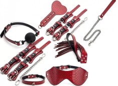 Set BDSM Snake Effect, 8 Piese, Guilty Toys