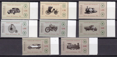 Venezuela 1981/83 transport auto tren moto MI 2175-2178/2224-2227 MNH foto