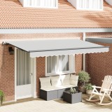 VidaXL Cadru de copertină retractabil manual 4x2 cm metal