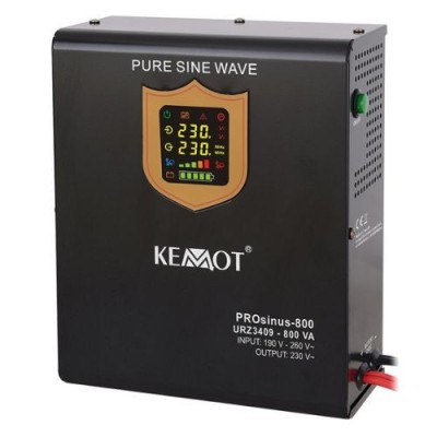 UPS Centrale Termice Sinus Pur 800VA/500W 12V - Kemot URZ3409 SafetyGuard Surveillance foto