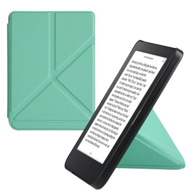 Husa Kwmobile pentru Kobo Clara 2E, Verde, Piele ecologica, KWM000017NQ009C foto