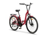 Bicicleta electrica Z-Tech ZT-13-B, motor 250W, 36V 10Ah, viteza 25km/h, autonomie 35km, nu necesita permis de conducere - Roșu