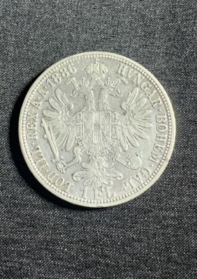 Moneda 1 Florin 1886 Austria argint foto