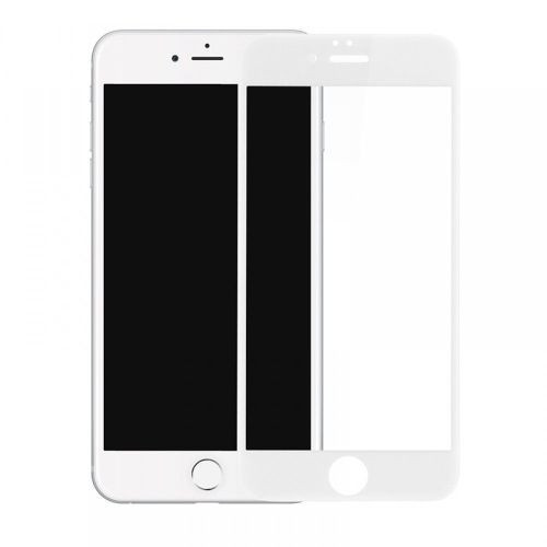 Folie Sticla iPhone 6 iPhone 6s Acoperire Completa 6D Alba