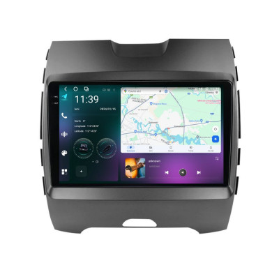 Navigatie dedicata cu Android Ford Edge 2016 - 2021, 12GB RAM, Radio GPS Dual foto