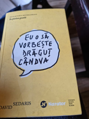 David Sedaris - Eu o sa vorbeste dragut candva foto