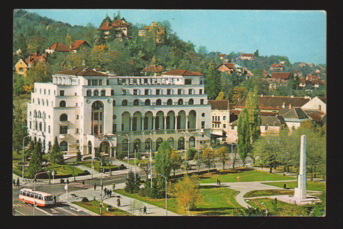 CPIB 21398 - CARTE POSTALA - BRASOV. CASA ARMATEI, AUTOBUZ, NECIRCULATA