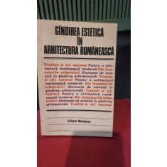 Gandirea estetica in arhitectura romaneasca