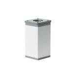 Picior de mobilier Uni 60 mm argintiu