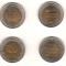 SV * Tailanda LOT 4 x 10 BAHT 2004 - 2005 - 2003 - 2006 Bimetal * AUNC+