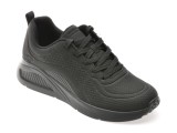 Pantofi sport SKECHERS negri, BOBS BUNO, din piele ecologica