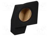 Carcasă difuzor MDF neagră 250mm BASSER